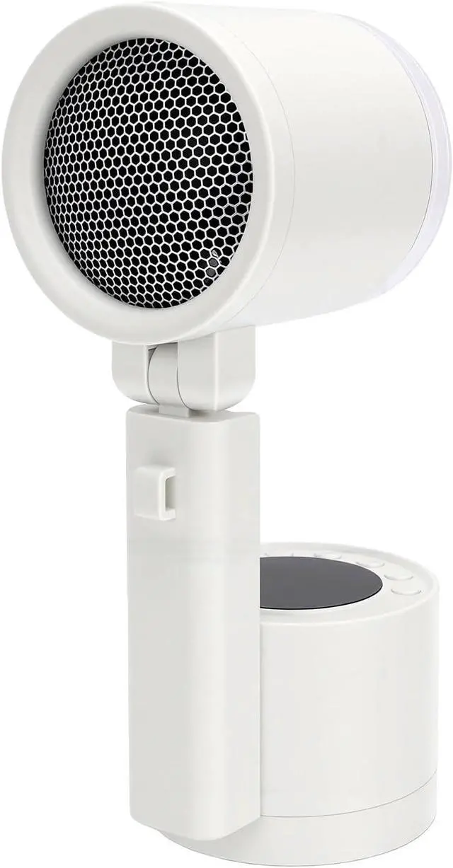Alt view image 4 of 7 - Luqeeg USB Desk Fan Portable Rechargeable with LED Light Adjustable Wind Speeds for Bedroom Office Gym 7200mAh Battery
