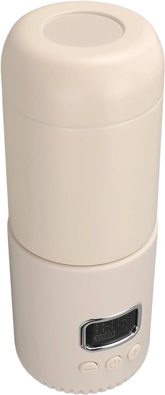Alt view image 3 of 7 - Cordless Fast Heating Portable Bottle Warmer USB Rechargeable 55 400ML 10000mah for Travelers