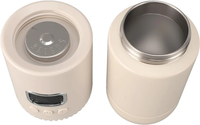 Alt view image 4 of 7 - Cordless Fast Heating Portable Bottle Warmer USB Rechargeable 55 400ML 10000mah for Travelers