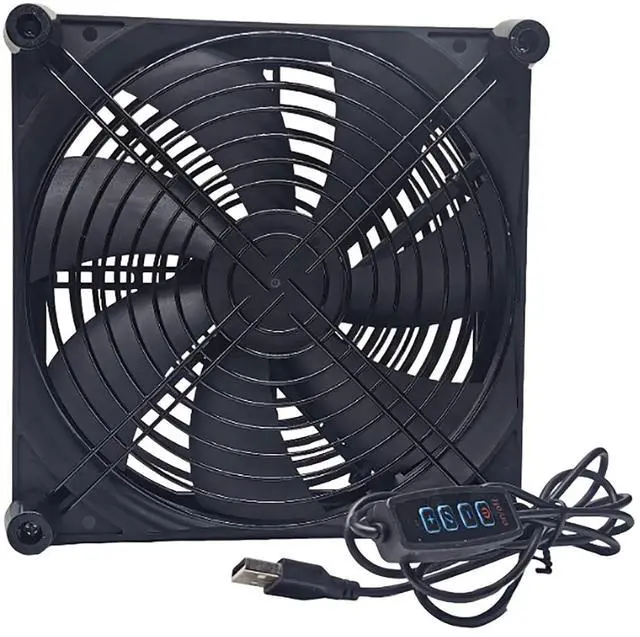 Main image of 180X180X55MM USB 5V Cooling Fan Portable Cooling Fan with Switcher for HDTV Receiver Router DVR Computer Cabinet