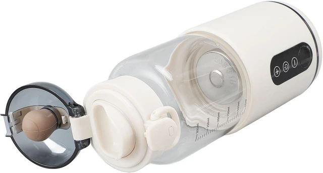 Alt view image 2 of 7 - Portable USB Rechargeable Milk Warmer Fast Heating for Outdoor with Large Capacity 300ML White Cordless for Travel or Camping