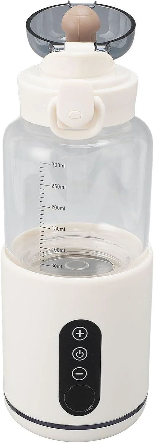 Alt view image 4 of 7 - Portable USB Rechargeable Milk Warmer Fast Heating for Outdoor with Large Capacity 300ML White Cordless for Travel or Camping