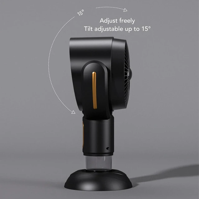 Alt view image 2 of 7 - Smoke Fan Desktop Smoke Purifier Usb Fan Angle Adjustable with Filter Desktop Detachable
