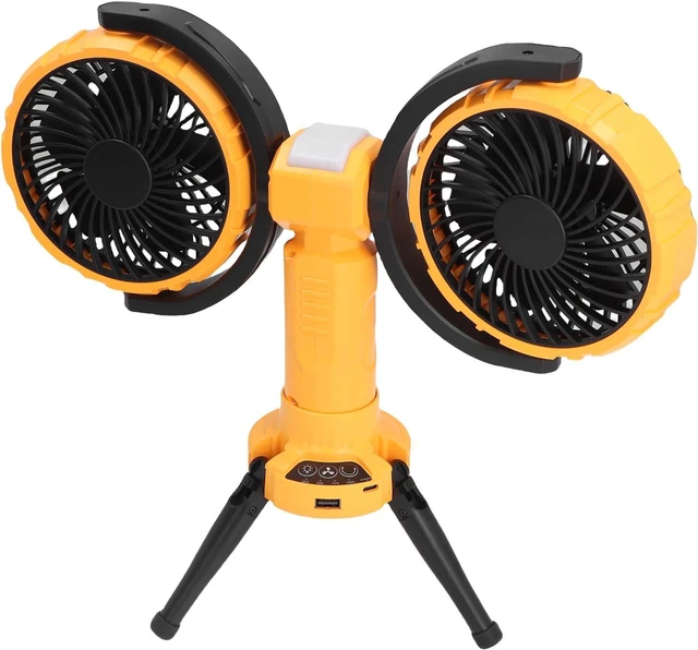 Alt view image 3 of 7 - GOWENIC USB Rechargeable Foldable Desktop Fan with 360° Rotation for Studying Working Reading