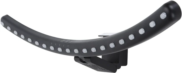 Alt view image 7 of 7 - LED Monitor Light Bar Curved Eye Caring Touch Control USB Powered Desk Lamp, Adjustable Angle Computer Monitor Light with Timer and Dimmable Color Temperatures for Office