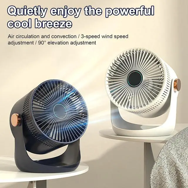 Alt view image 3 of 7 - PANGBOER USB Powered Small Ceiling Fan Quiet USB Hanging Fan for Indoor Outdoor Dorm Desk Travel Camping Tent Canopy Powered Ventilation