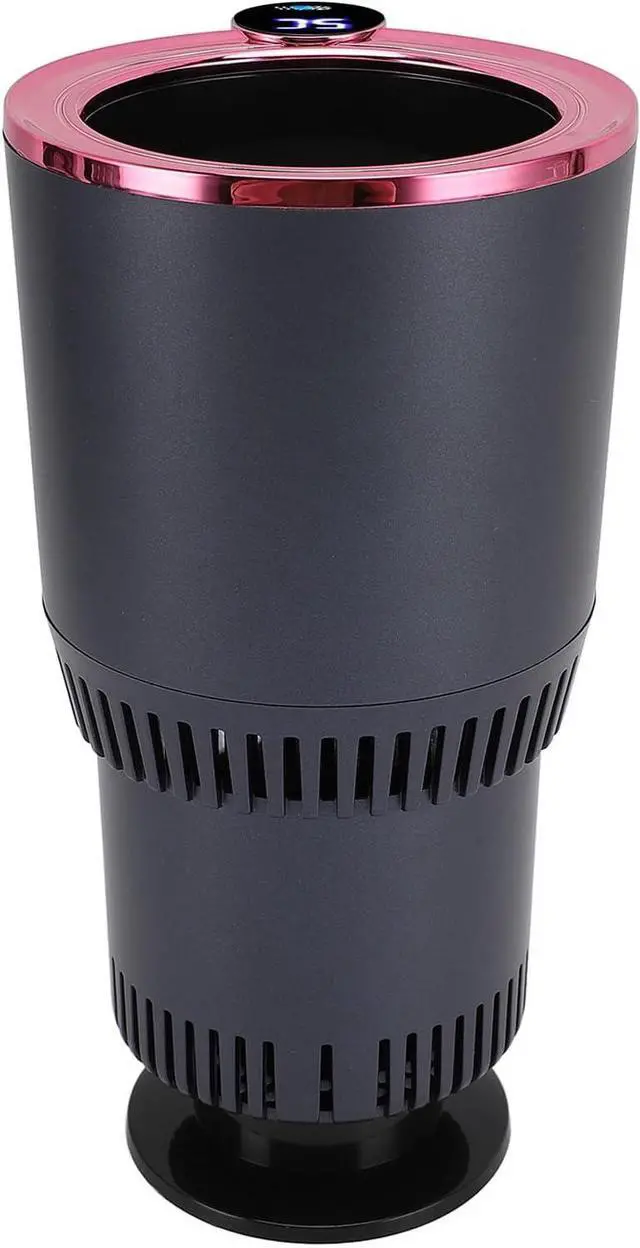 Main image of RiToEasysports 2 in 1 Smart Car Cup Warmer Cooler LCD Display Beverage Heater Cooler for Commuting Parties ABS Aluminum (Purple)