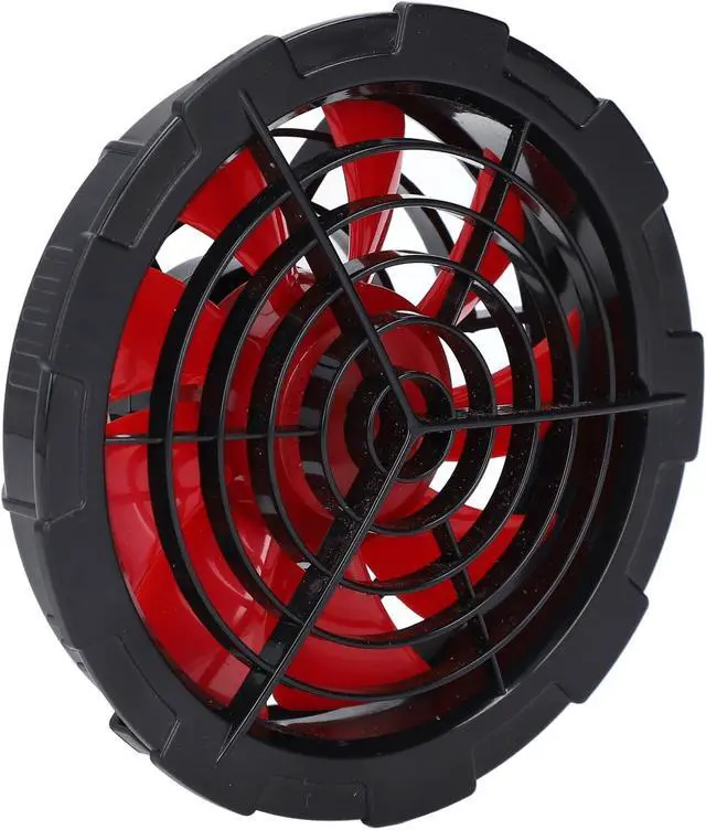 Alt view image 7 of 7 - Cooling Jacket Fan 4 Speeds 80000mAh Battery 12V High Output Fan Power Bank Set for Air Conditioning Clothes with 9cm 130L S Airflow 6H Runtime Cover