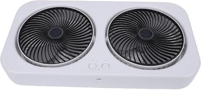 Alt view image 4 of 7 - Compact Hanging Desk Fan Silent Operation USB Charging for Dorm Study Material: ABS