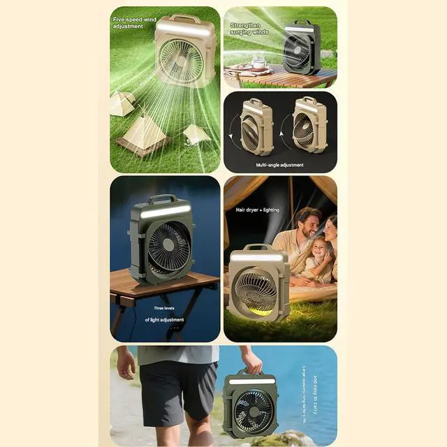 Alt view image 4 of 7 - Portable Desk Fan with Quiet Technology User Friendly Texture Individual Suitable for Desk