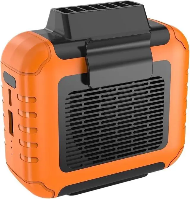 Main image of Portable Waist Fan, 2Pcs Portable Waist Clip Fan USB Rechargeable Multi-Use Personal Cooling Fan For Outdoor Work And Travel(Orange)