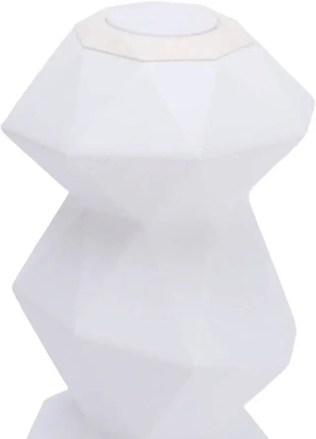 Alt view image 6 of 7 - VINGVO RGB Color Changing LED Music Night Light, Rotating Crystal Lamp with Remote Control, Ideal for Gaming, Bedroom & Party Ambiance (White)