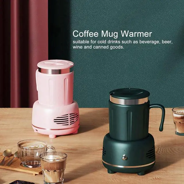 Alt view image 3 of 6 - Drink Chiller with Sturdy Aluminium Body, Instant Chiller for Drinks with Fast Cooling Heating, Stable Nonslip Cup Warmer for Daily Coffee Beverage Use (Pink)