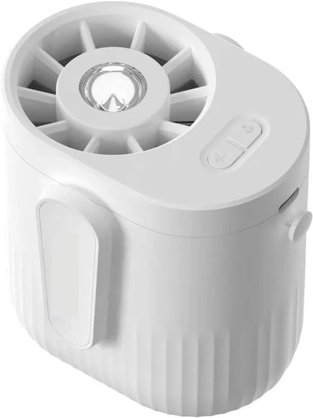 Main image of Portable Waist Fan, Portable Waist Clip Fan USB Rechargeable Strong Wind Belt Fan For Outdoor Work And Travel(White)