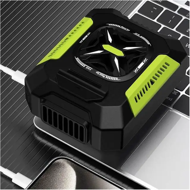 Alt view image 4 of 6 - Portable Waist Fan, Portable Waist Clip Fan Multifunction Mini Outdoor USB Rechargeable Hanging Neck Fan Waist Fans With LED Lights(Green)