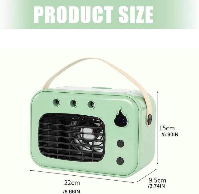 Alt view image 5 of 7 - USB Powered Desktop Air Chiller with 3 Settings and Function for Home Use