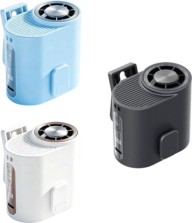 Alt view image 4 of 7 - Speed Small Clip Fan Low Noise Portable USB Rechargeable Electric for Home Offices Travel Cooling Enduring Clip on Cooling