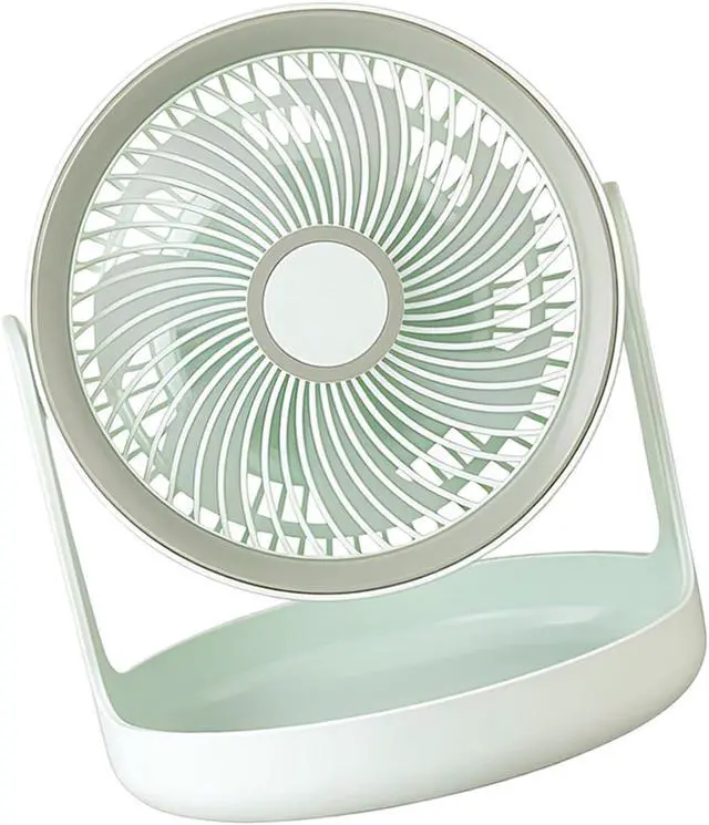 Main image of Cooling Tool 3 Speed Settings Portable Desk Fan with Storage Base Rechargeable Home Desktop Portable Desk with Storage Base