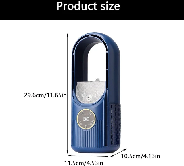 Alt view image 3 of 7 - USB-Powered Misting Cooling Fan 6 Speed Quiet with Timer for Dormitory Outdoor Use Portable Air Cooling Fan