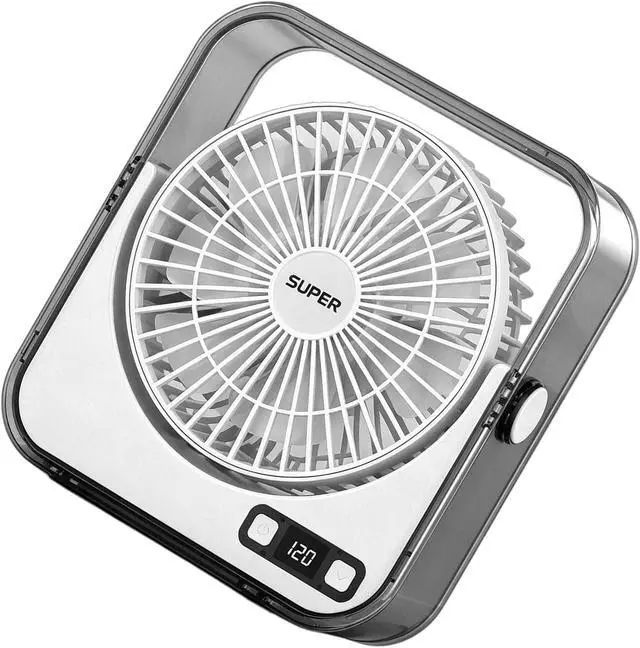 Alt view image 4 of 7 - Small Desktop Fan Motor Cooling Desk Fan Texture Ideal for Workstation Dorm Room