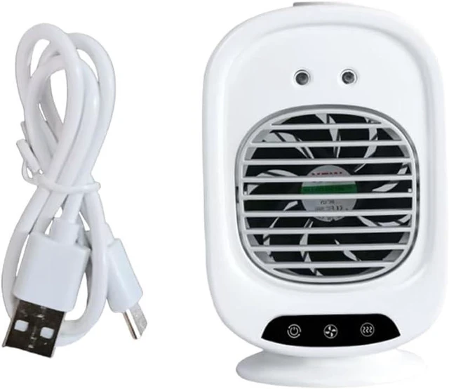 Main image of Space Saving Misting Fan USB Rechargeable Practical Cooling Fan for Office