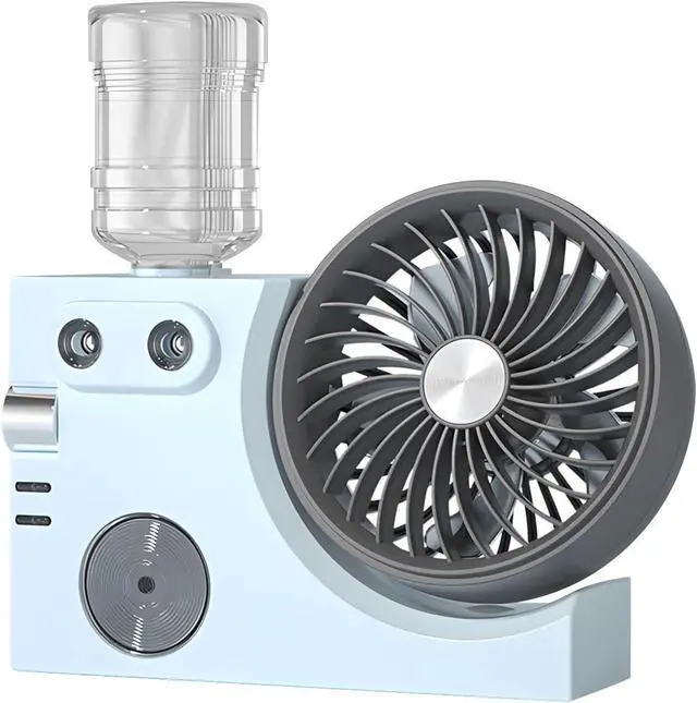 Main image of USB Rechargeable Desk Fan with Two Water Dispersion and Cooling Feature for Work Space Household Journey