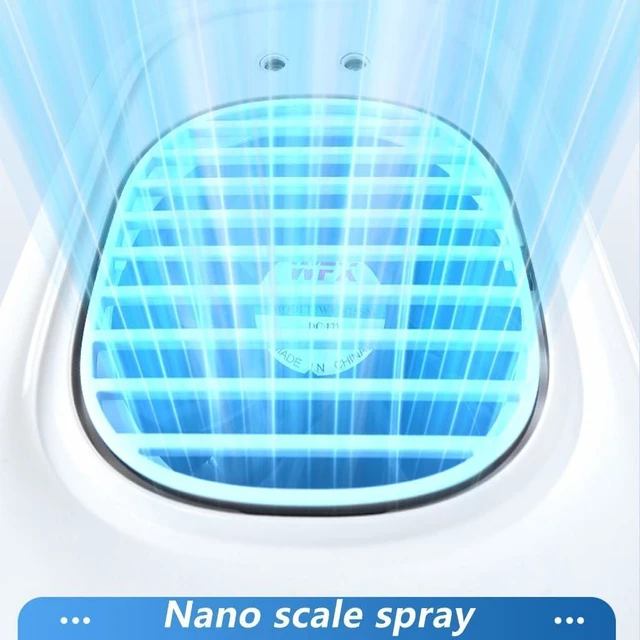Alt view image 7 of 7 - Space Saving Misting Fan USB Rechargeable Practical Cooling Fan for Office