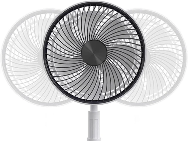 Alt view image 7 of 7 - Air Cooling Fan Travel Fan Small Desk Fan USB Fan Foldable Fan Travel Fan Storage Fan Quiet Fan Folding Fan Floor Fan