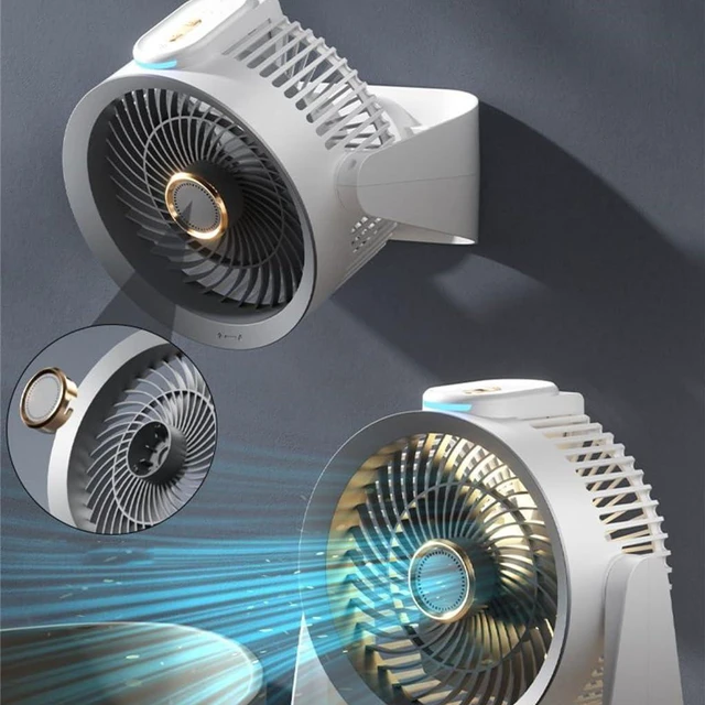 Alt view image 3 of 7 - Cooling Solution Office Fan ABS Material Table Fan for Bedroom and Desk Use