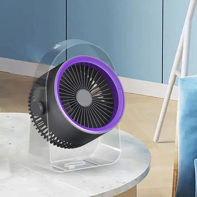 Alt view image 2 of 7 - USB Charging Desktop Fan Wall Mounted 3 Speeds Electric Cooling Fan for Office