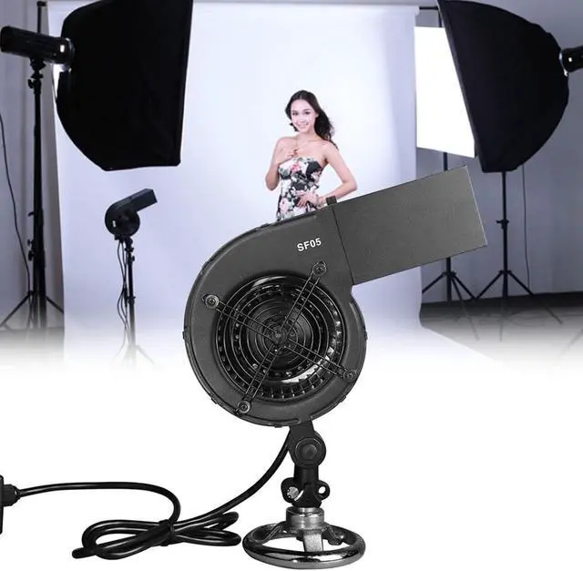 Alt view image 7 of 7 - Studio Wind Hair Blower Stream Fan Portable Photography Lighting Airflow Tool with Speed Control for Professional Video and Photo Shoots in Studio Or On Location