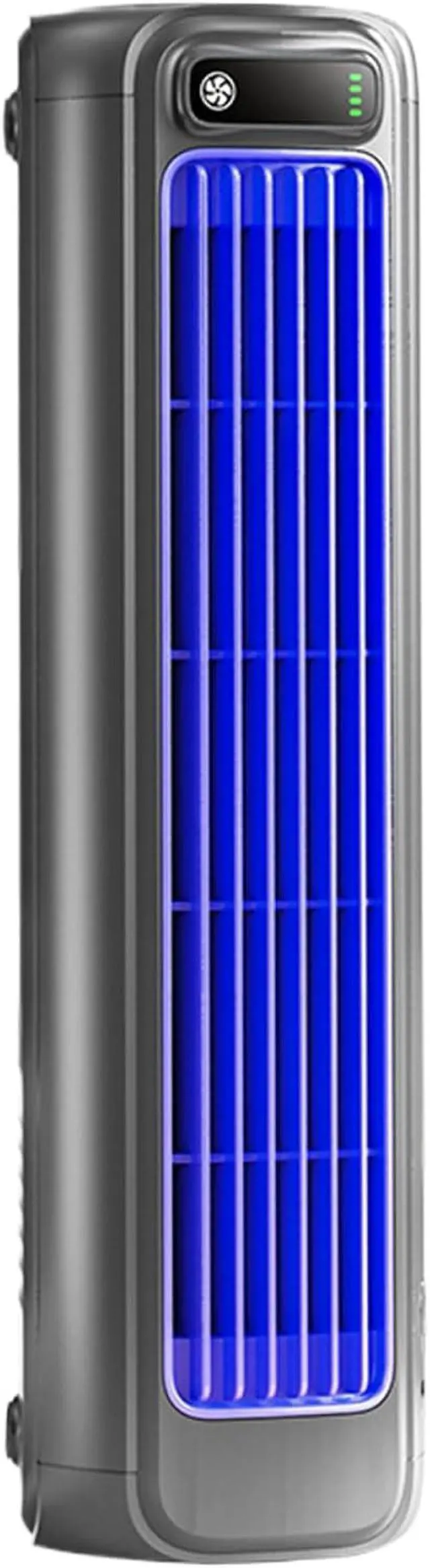 Alt view image 6 of 6 - Tower Fan, 12.3" Tower Fans Oscillating Quiet, 3 Speeds Cooling Fan for Room, Horizontal/Vertical Floor Fan, USB Bladeless Fan for Dormitory Office