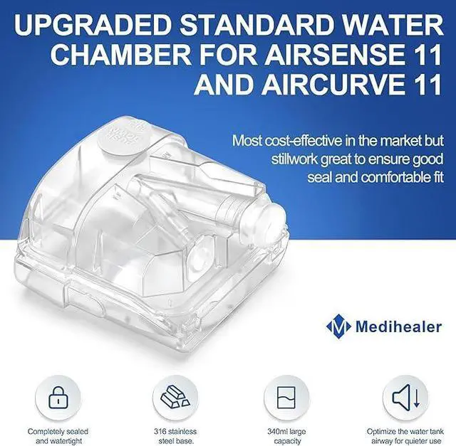 Alt view image 7 of 7 - Water Chamber for AirSense 11 & AirCurve 11