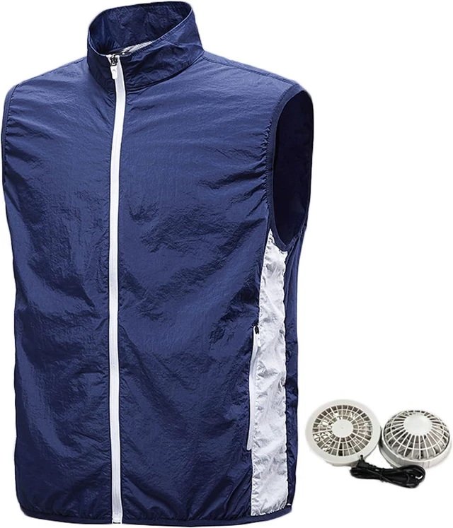 Main image of Summer cooling fan clothing, USB charging with fan clothing, sun protection vest work clothes
