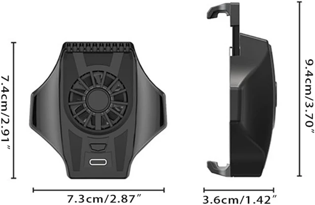 Alt view image 2 of 5 - Semiconductor Radiator For Tablet Mobile Phone Pad Mini High Tech Turbo Fan Fast Cooling Big Wind(E)