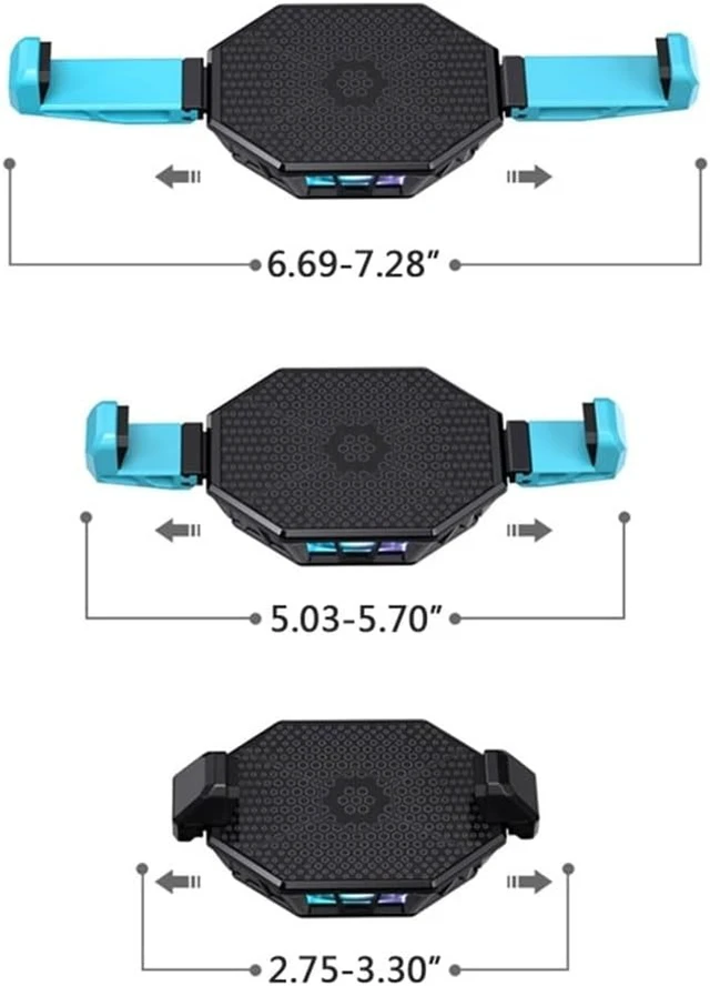 Alt view image 3 of 5 - Semiconductor Radiator For Tablet Mobile Phone Pad Mini High Tech Turbo Fan Fast Cooling Big Wind(E)