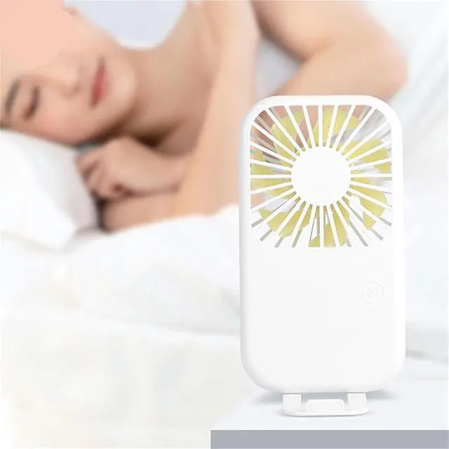 Alt view image 5 of 7 - Portable Fan Handheld, Mini Handheld Pocket USB Fan, 3-Speed Office Air Cooler, Multicolor