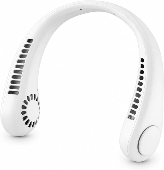 Alt view image 3 of 6 - Ventilateur de cou, Hands Free Neck Fan Portable USB Rechargeable Bladeless,pour les Voyages/Activités de plein air