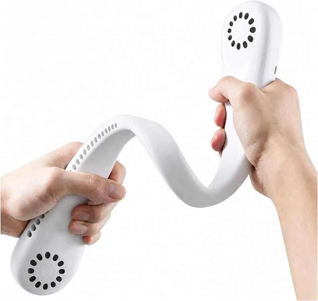 Alt view image 2 of 6 - Ventilateur de cou, Hands Free Neck Fan Portable USB Rechargeable Bladeless,pour les Voyages/Activités de plein air