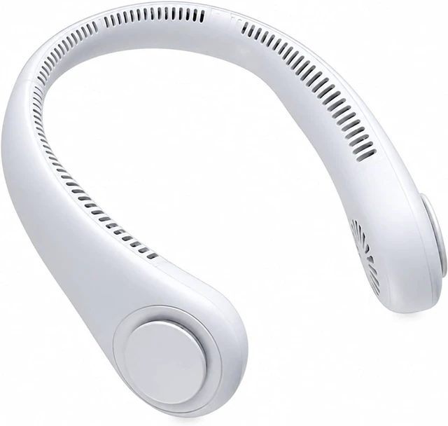 Alt view image 5 of 6 - Ventilateur de cou, Hands Free Neck Fan Portable USB Rechargeable Bladeless,pour les Voyages/Activités de plein air