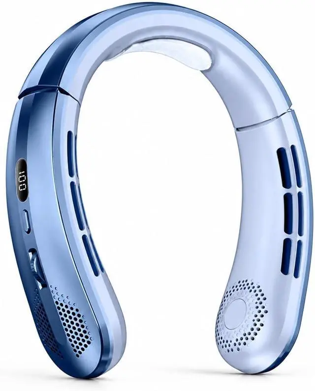 Main image of Ventilateur de cou, 2026 8000mAh USB Hanging Neck Fan,pour les Voyages/Activités de plein air