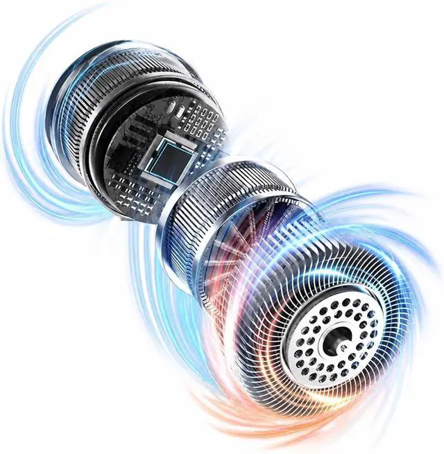 Alt view image 6 of 7 - Ventilateur de cou, 2026 8000mAh USB Hanging Neck Fan,pour les Voyages/Activités de plein air