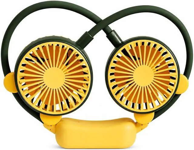 Alt view image 3 of 6 - Ventilateur de cou, Neck Air Conditioner USB Rechargeable Personal Fan,pour les Voyages/Activités de plein air