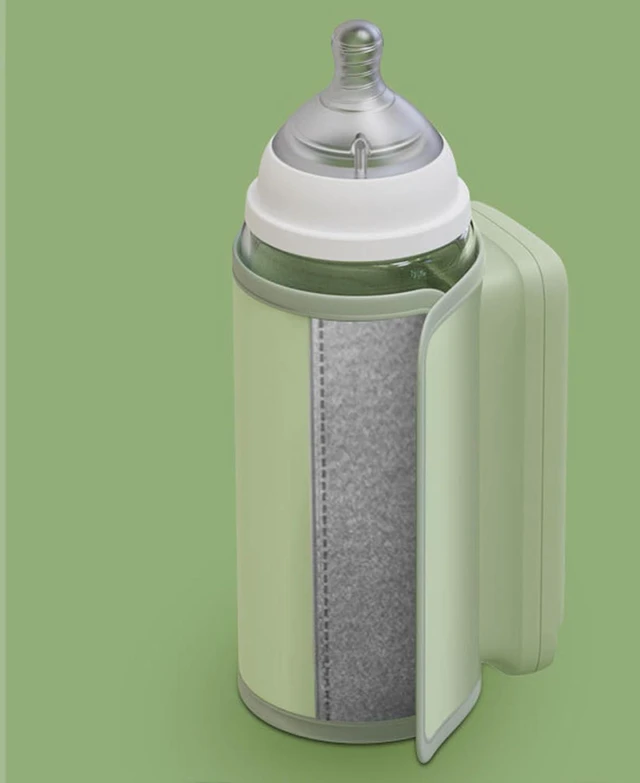 Alt view image 6 of 7 - Portable Bottle Warmer USB Bottle Warmer for Breastmilk with LCD Display Accurate Heating Baby Usb Sleeve for Breastmilk Portable for Travel