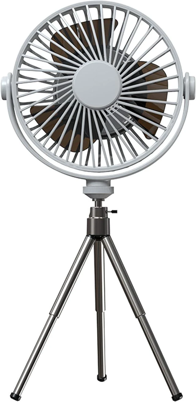 Main image of 3-Speed USB Charging Table Fan Night Light Ceiling Fan Canopy with Remote Control + Tripod Must Have Item for Table for Bedroom Oscillating Outdoor Rechargeable