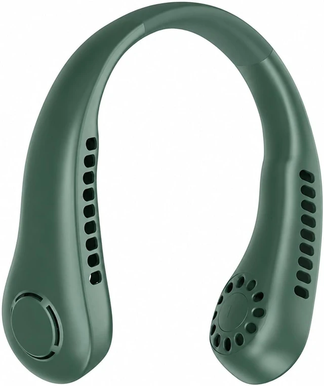 Main image of Ventilateur de cou, Usb Bladeless Hanging Neck Fan,pour les Voyages/Activités de plein air