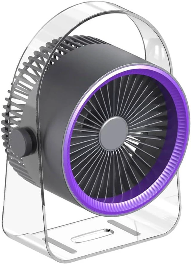Alt view image 5 of 7 - Portable 2000mAh Battery Operated Fan Electric USB Rechargeable Wall Mounted Cooling Fan for or Home