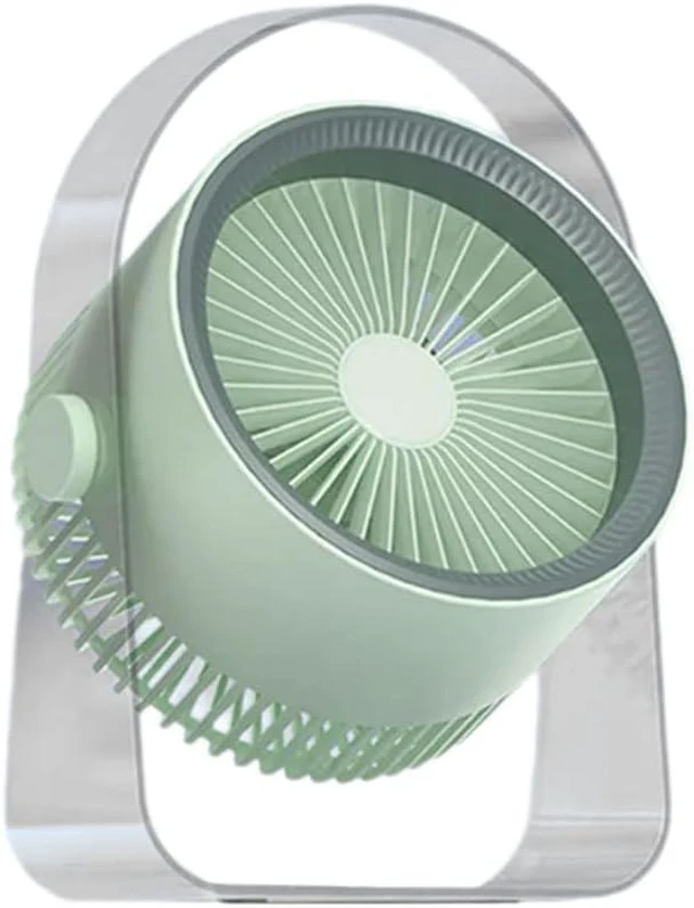 Alt view image 4 of 7 - Portable 2000mAh Battery Operated Fan Electric USB Rechargeable Wall Mounted Cooling Fan for or Home