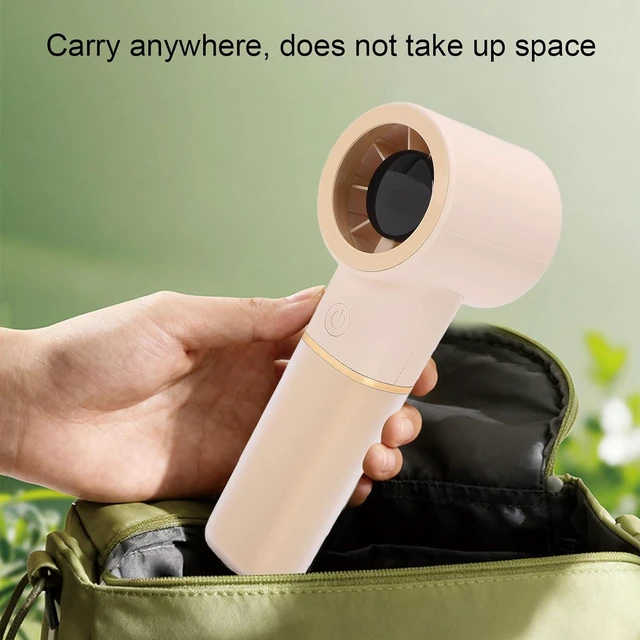 Alt view image 5 of 7 - Portable Fan 6-Speed Digital Display Personal Fan for Outdoor Indoor Travel Lightweight ABS Material