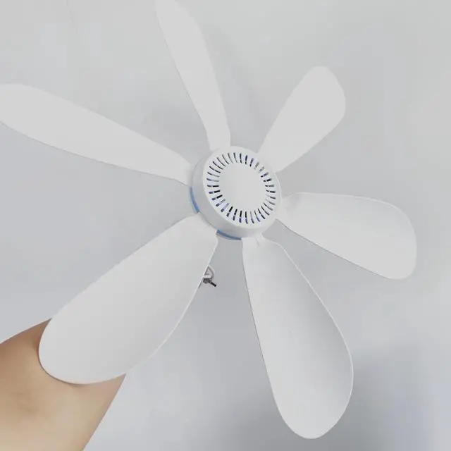 Alt view image 5 of 7 - 16.5Inch USB Powered Hanging Fan with Switches for Camping Tent and Indoor Use
